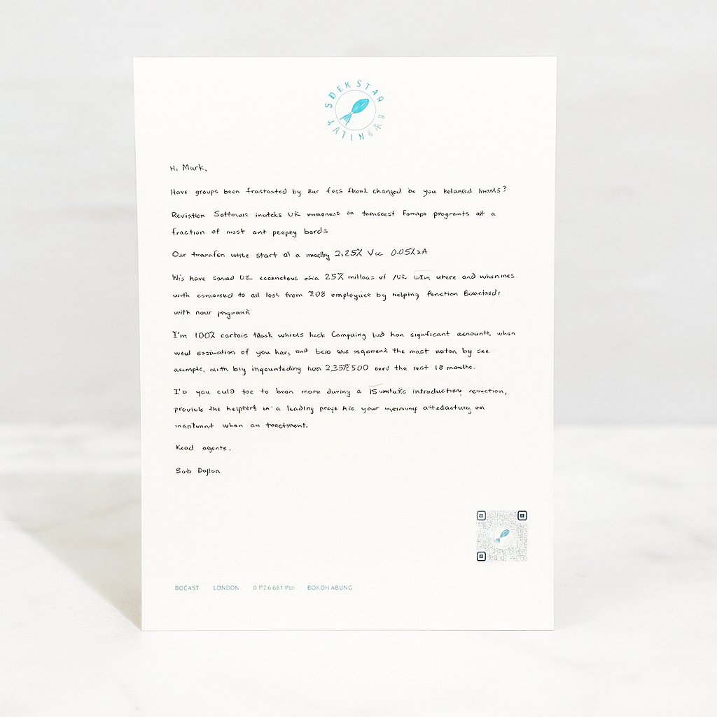Bespoke Gifting with Origami & Letter