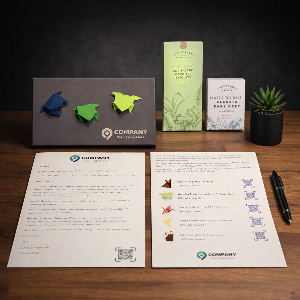 Office Origami Cookies, Tea & Letter (USA)