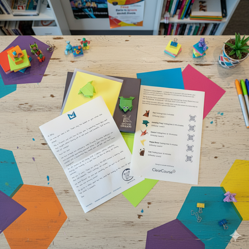 Office Origami + Letter